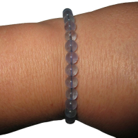 Fluorit blau 6mm Kugelarmband Edelsteinarmband