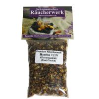 Räuchern für Anfänger 10-tlg STARTERSET mit Weihrauch, Myrrhe, Räucherkelch, Räucherzange, Räucherkohle, Räucherzubehör, Räucheranleitung, Täschchen.