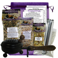 ENERGETISCHE HAUSREINIGUNG & RAUMREINIGUNG + RAUMHARMONISIERUNG. 11-TLG Räucherset.