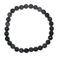 Iolith Wassersaphir 6mm Kugelarmband Edelsteinarmband