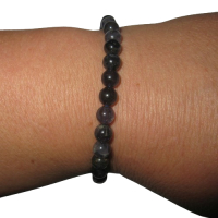 Iolith Wassersaphir 6mm Kugelarmband Edelsteinarmband