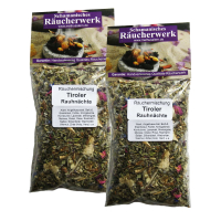 Tiroler Rauhnächte 10 tlg Räucherset mit 20 Kräutermischung + Weihrauch für 12 Nächte & Dreikönige