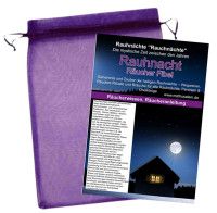 Rauhnächte räuchern 8-tlg Räucherset SCHAMANISCHE RAUHNACHT 2x 20-Kräuter Räuchermischungen, Weihrauch & Myrrhe, Anleitung, Rauhnachtfibel, Täschchen.