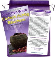 Hausreinigung Räuchern 101 Rituale 20-TLG Räucher-Set, Schutz, Meditation, Rauhnächte, Negative Energie ausräuchern UVM. 12 x Räucherwerk, RÄUCHERSCHALE, Zange, Kohle, Anleitung