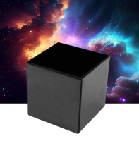 SCHUNGIT Shungite WÜRFEL 7 x 7cm poliert. 3-tlg SET - ENERGIE Stein aus Karelien. mit TÄSCHCHEN und BESCHREIBUNG. Ideal für Schlafzimmer, Schreibtisch, Büro, Homeoffice.