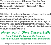 STOFFWECHSEL anregen, beschleunigen 120 Kapseln TOP-5 Komplex mit Chili, Ingwer, Grüntee, Zimt und Ashwagandha. Fördert den gesamten Energiestoffwechsel, Grundumsatz und Kalorienverbrauch durch Thermogenese, was Verdauung und Stoffwechsel immens ankurbelt