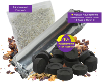 RAUHNÄCHTE räuchern 9-TLG Räucher-Set Tiroler RAUHNACHT Messing Räucherpfanne Silber, 2X Räuchermischung, WEIHRAUCH, MYRRHE, Anleitung, ZUBEHÖR.