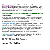 Wechseljahre Komplex VEGAN 120 Kapseln, Menopause Formel, Hormon Balance für Frauen ab 40