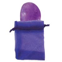 Trommelstein chakraaktiv 7. Chakra Amethyst