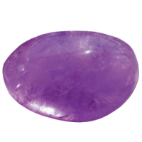Trommelstein chakraaktiv 7. Chakra Amethyst