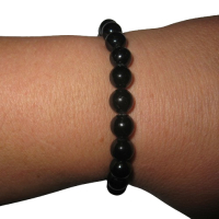 Turmalin schwarz 8mm Kugelarmband Edelsteinarmband
