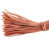 Lederband aus seidig weichem Ziegenleder Natur braun ►1m lang, 1,5mm Ø