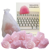 Rosenquarz Set 12x Rohsteine ca. 6cm