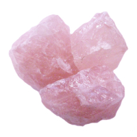 Rosenquarz Set 12x Rohsteine ca. 6cm