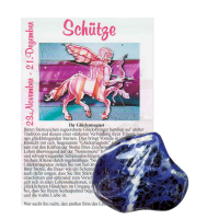 Sodalith Glücksmagnet ca. 2-4cm Schütze