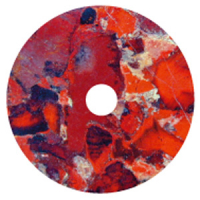 Breckzienjaspis Donut Anhänger ca. 30mm