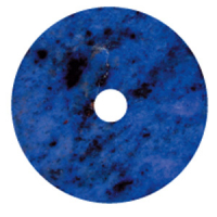 Dumortierit Donut Anhänger ca. 30mm