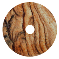 Landschaftsjaspis Donut Anhänger ca. 30mm