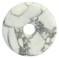 Magnesit Donut Anhänger ca. 30mm