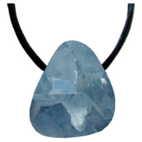 Coelestin Schmeichelstein gebohrt ca. 2-4cm