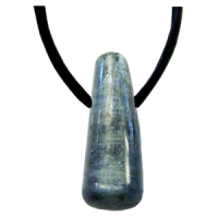 Cyanit Disten Schmeichelstein gebohrt ca. 2-4cm