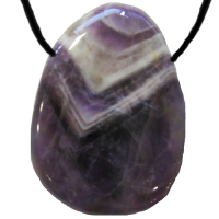 Phantomamethyst Anhänger gebohrt ca. 2-4cm