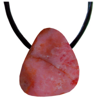 Rhodonit Anhänger gebohrt ca. 2-4cm