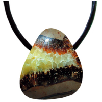 Septarien Anhänger gebohrt ca. 2-4cm