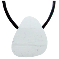 Ulexit Schmeichelstein gebohrt ca. 2-4cm