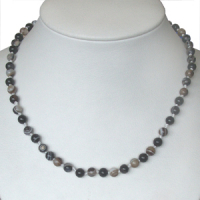 Botswana Achat 6mm Kugelkette ca. 45cm lang