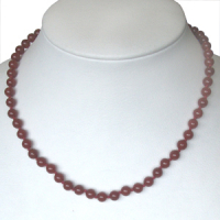 Carneol 6mm Kugelkette ca. 45cm lang