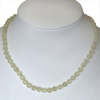 Jade grün Kugelkette 6mm x 45cm inkl. Verschluß