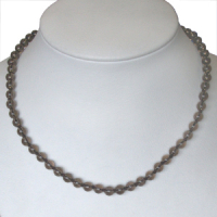 Rauchquarz 6mm Kugelkette ca. 45cm lang