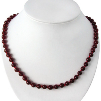 Carneol 8mm Kugelkette ca. 50cm lang