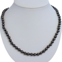 Hämatit 8mm Kugelkette ca. 50cm lang