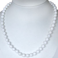 Magnesit 8mm Kugelkette ca. 50cm lang