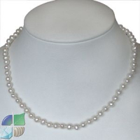 Perlmutt 8mm Kugelkette ca. 45cm lang