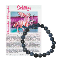 Sodalith 8mm Sternzeichen Kugelarmband Schütze