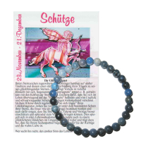 Sodalith 6mm Sternzeichen Kugelarmband Schütze