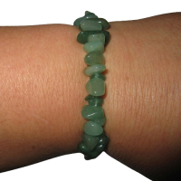 Aventurin grün Monatsstein Splitter Armband Krebs