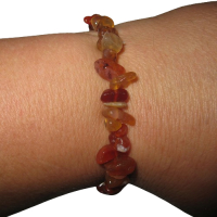 Carneol Monatsstein Splitter Armband Widder