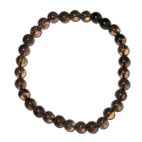 Rauchquarz 6mm Kugelarmband Edelsteinarmband