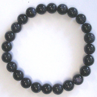 Goldfluss blau 8mm Kugelarmband Edelsteinarmband