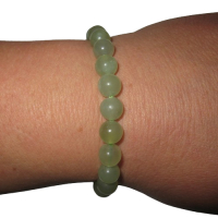 Jade grün 8mm Kugelarmband Edelsteinarmband
