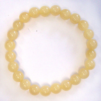 Jade gelb 8mm Kugelarmband Edelsteinarmband