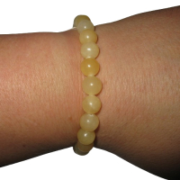 Orangencalcit 8mm Kugelarmband Edelsteinarmband