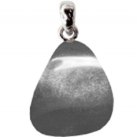 Hypersthen Anhänger ca. 2-3cm mit Silberöse