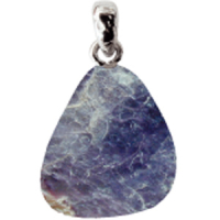 Lepidolith Anhänger ca. 2-3cm mit Silberöse