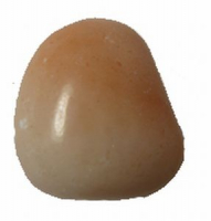 Alabaster orange Schmeichelstein ca. 3-6cm