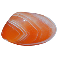 Aprikosenachat Schmeichelstein ca. 3-6cm